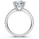 Certified 3.40Ct Round Cut Diamond Engagement Ring 14k Gold Lab Grown