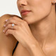 Certified 3.40Ct Round Cut Diamond Engagement Ring 14k Gold Lab Grown