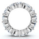 7Ct Diamond Round Cut Eternity Ring 14k Gold Lab Grown Anniversary Band