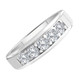 1 1/2Ct Men's Diamond Wedding Anniversary Ring in 14k Gold Lab Grown Five Stone
