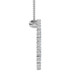 1/3Ct Circle Diamond Pendant 14k Gold 3/4" Tall Necklace Lab Grown