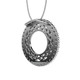 1/3Ct Circle Diamond Pendant 14k Gold 3/4" Tall Necklace Lab Grown