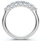 1/2Ct Diamond Wedding Ring Gold U Prong Lab Grown