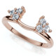 1/4Ct 6-Prong Diamond Guard Enhancer Insert Ring 14k Gold Lab Grown