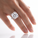 Certified 16Ct Cushion Diamond Engagement Ring 14k Gold Lab Grown