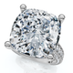 Certified 16Ct Cushion Diamond Engagement Ring 14k Gold Lab Grown