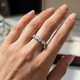 2 1/3Ct Bar Set Diamond Lab Grown Eternity Ring 14k Gold