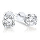 VS .65ct Diamond Studs 14K White Gold Lab Grown