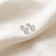 VS .65ct Diamond Studs 14K White Gold Lab Grown