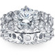 9 1/2Ct TW Diamond Eternity Engagement Wedding Ring Set 14k White Gold Lab Grown 9 1/2Ct TW Diamond Eternity Engagement Wedding Ring Set 14k White Gold Lab Grown