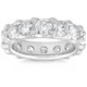 5 Ct Lab Grown Diamond Eternity Ring in 14k White, Yellow, or Rose Gold 5 Ct Lab Grown Diamond Eternity Ring in 14k White, Yellow, or Rose Gold