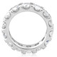 5 Ct Lab Grown Diamond Eternity Ring in 14k White, Yellow, or Rose Gold