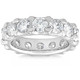 5 Ct Lab Grown Diamond Eternity Ring in 14k White, Yellow, or Rose Gold 5 Ct Lab Grown Diamond Eternity Ring in 14k White, Yellow, or Rose Gold