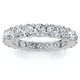 Platinum 3Ct Diamond Eternity Wedding Ring Lab Grown