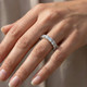 Platinum 3Ct Diamond Eternity Wedding Ring Lab Grown