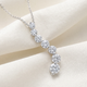 1/2 - 3 Ct Diamond 7-Stone Journey Pendant 14k Gold Necklace Lab Grown