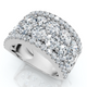 3 1/2Ct Diamond Wedding 11mm Wide Anniversary Ring 14k Gold Lab Grown