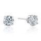 1 Carat (ctw) Diamond Studs in 14k White or Yellow Gold Lab Grown