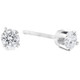 1/4 Ct TDW Genuine Diamond Studs Available in 14k White or Yellow Gold