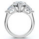 5 1/2Ct Pear & Heart Certified Diamond Engagement Ring Lab Grown