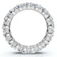 4Ct Diamond Eternity Wedding Ring Lab Grown Diamonds 14k White Gold