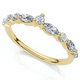 .90Ct Marquise Curved Diamond Wedding Ring 14k Gold or Platinum Lab Grown