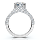 Certified 2 3/4Ct Diamond Engagement Ring 14k Gold Lab Grown