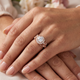 1Ct Vintage Accent Halo Diamond Engagement Ring 14k Gold or Platinum Lab Grown