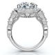 Certified 3 1/3Ct Diamond Engagement Ring 14k Gold or Platinum Lab Grown
