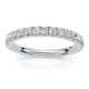 1 Ct Diamond Wedding Eternity Ring Lab Grown 14k White Gold