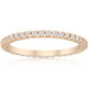 1/3ct Diamond Eternity Ring Available in 14k White, Yellow or Rose Gold