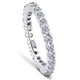 Round Brilliant Cut 1.00 ctw Diamond Platinum Eternity Band