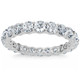 2 Ct Lab Grown Diamond Eternity Ring Womens Wedding Band 14k White Gold