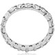 2 Ct Lab Grown Diamond Eternity Ring Womens Wedding Band 14k White Gold