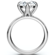Certified 3Ct Oval Gorgia Solitaire Diamond Engagement Ring 14k Gold Lab Grown