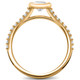 1 ct Charlotte Diamond Engagement Ring 14k Yellow Gold Lab Grown Bezel Round