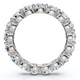 1 3/4Ct Single Prong Diamond Eternity Ring 14k Gold or Platinum Lab Grown