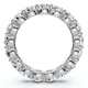 1 3/4Ct Single Prong Diamond Eternity Ring 14k Gold or Platinum Lab Grown