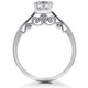 1 ct Lab Grown Eco Friendly Diamond Gabriella Engagement Ring 14k White Gold