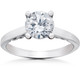 1 ct Lab Grown Eco Friendly Diamond Gabriella Engagement Ring 14k White Gold