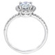 2 3/4Ct Oval Diamond Halo Engagement Ring in 14k White Gold Lab Grown 2 3/4Ct Oval Diamond Halo Engagement Ring in 14k White Gold Lab Grown