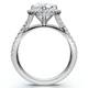 Certified 3Ct Pear Shape Diamond Engagement Ring 14k Gold or Platinum Lab Grown