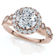 Certified 1 1/3Ct Diamond Round Engagement Ring 14k Gold or Platinum Lab Grown