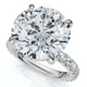 Certified 7Ct Diamond Hidden Halo Engagement Side Halo Ring Lab Grown