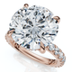 Certified 7Ct Diamond Hidden Halo Engagement Side Halo Ring Lab Grown