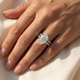 Certified 5.40Ct Pear Engagement Ring Wedding Band Set 14k Gold/Pt Lab Grown