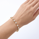 9Ct Mixed Cut Spaced Diamond Tennis Bracelet 14k Gold Lab Grown 7"