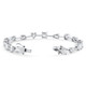 9Ct Mixed Cut Spaced Diamond Tennis Bracelet 14k Gold Lab Grown 7"