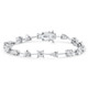 9Ct Mixed Cut Spaced Diamond Tennis Bracelet 14k Gold Lab Grown 7"