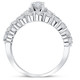 2 1/5Ct Lab Grown Diamond Engagement Ring Set in White, Yellow, or Rose Gold